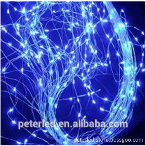 LED decoration light branch tree silver wire string light